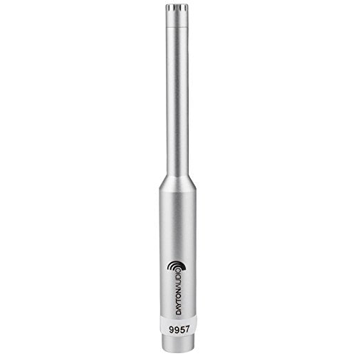 Dayton Audio EMM-6 Precision Omnidirectional Electret Condenser Microphone for Room Acoustic Analyzers and Audio Measurement Systems, Calibration Data File with Response Graph Included