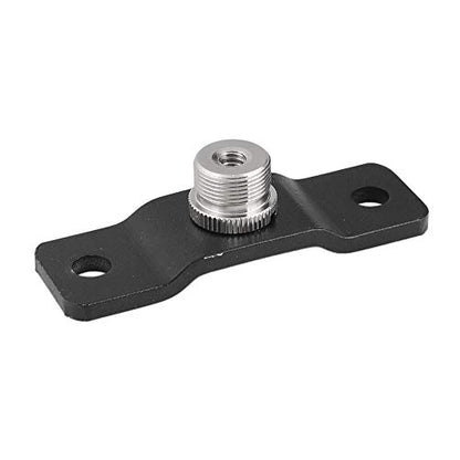 CAMVATE 5/8'' Male to 1/4'' Female with Pedestal for Microphone Adapter - size: 1.18 in x 3.15 in x 0.87 in