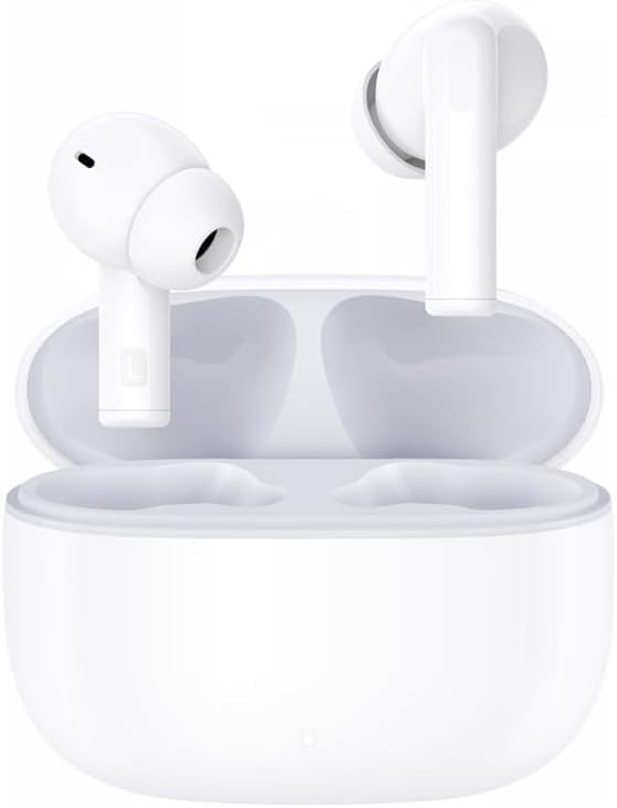 HONOR Choice X7 Lite Wireless Earbuds with Ear Hooks, Bluetooth 5.3 Headphones, ENC Noise Cancellation, IPX5 Waterproof, Deep Bass, Sports Earphones – White