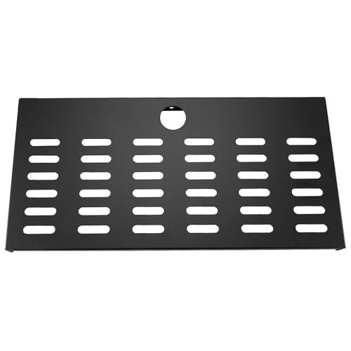 Metal Floating Shelf 16.8" x 8" Modern Wall Mounted Shelf for TV Components Router Game Console DVD Player - color: Black(1 Pack), size: 16.8"x8"