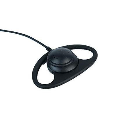 2-Pack D-Shape Earpiece Compatible with Motorola CP200D