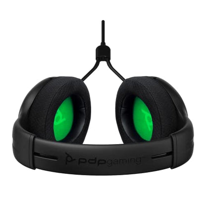 PDP Gaming AIRLITE Xbox Headset with Noise-Cancelling Microphone, Licensed Microsoft Series X|S, Xbox One Accessories, PC/Windows 10/11, Lightweight Wired Power Stereo headphones - Black - color: Black