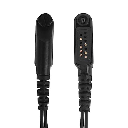 U94 PTT System Adapter Headset Adaptor Compatible with Hytera HYT pd602i pd682i pd662i hp602 hp682 bd519 bd6302 pd680 x1p x1e (Military NATO US Wiring,Wired,Black)