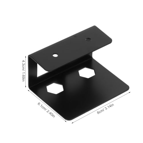 2 Set Metal Under Desk Laptop Storage Mount for Mini Pcs
