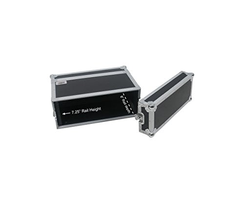 OSP Cases | ATA Road Case | 4-Space Effects Rack | 10" Deep | RC4U-10 - size: 4 Space, 10"