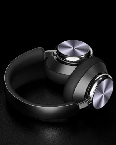 Wentronic Y03 Bluetooth Headphones Wireless Active Noise Cancelling Over Ear Headphones 48 Hours Playtime High Sound Quality 6 EQ Music Mode Headphones with Soft Ear Cushion - Grey - color: Grey