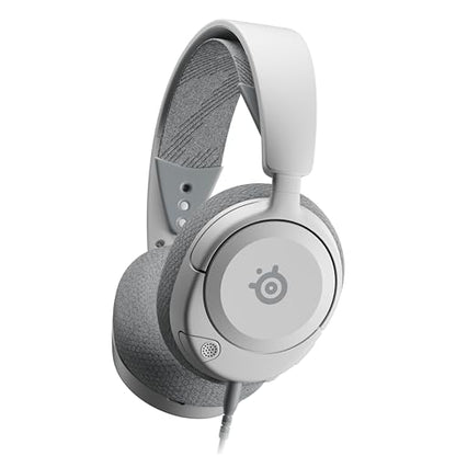 SteelSeries Arctis Nova 1 Multi-System Gaming Headset — Hi-Fi Drivers — 360° Spatial Audio — Comfort Design — Durable — Ultra Lightweight — Noise-Cancelling Mic — PC, PS5/PS4, Switch, Xbox - White - color: White, style: Nova 1