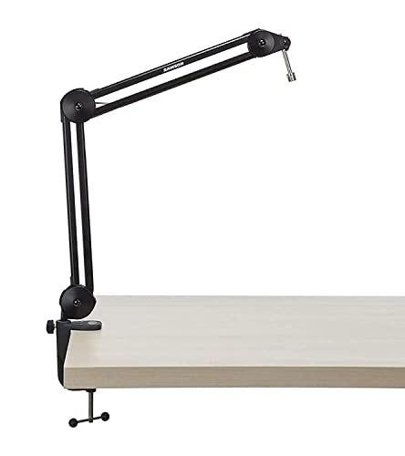 Samson MBA38 38" Microphone Boom Arm Studio Podcast USB Mic Stand w/Desk Clamp