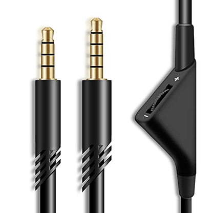 2M Volume Control TPE Cord for Astro A10 A40 Headsets | Inline Volume Control, 2 Meter Long , TPE Cable, Compatible with Astro A10 A40 Headsets - size: 2M, style: Volume Control-TPE