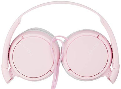 Sony ZX Series Wired On-Ear Headphones, Pink MDR-ZX110 - color: Pink, style: No Mic