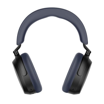 Silicone Earpads for Momentum 4 Headphone Ear Cushions Cups, Replacement Ear Pads with Headband Protective Cover Pad for Momentum 4 Accessories (Dark Blue)