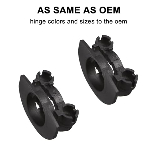 Adhiper WH-1000XM4 Hinge Swivels + U Shaped Metal Hinge Lock Grove Replacement for Sony WH-1000XM4 Headphone,Replacement Parts Accessories Hinge Spins(Black) - color: Black