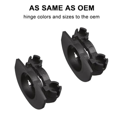Adhiper WH-1000XM4 Hinge Swivels + U Shaped Metal Hinge Lock Grove Replacement for Sony WH-1000XM4 Headphone,Replacement Parts Accessories Hinge Spins(Black) - color: Black