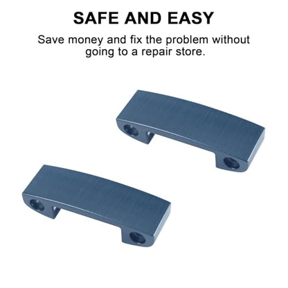 Adhiper Hinge Replacement Metal Repair Parts for Beats Studio Pro Headphone | Studio Pro Durable Repair Kit Replacement Headband Metal Folding Hinge Clip Cover Pin Repair Parts Set（Navy） - color: Navy