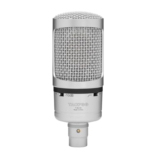 Concourse Series TAC700 Multi-Pattern Condenser Microphone | Multi-pattern condenser with 10dB pad and low-cut switch for vocals, acoustic instruments and podcasts