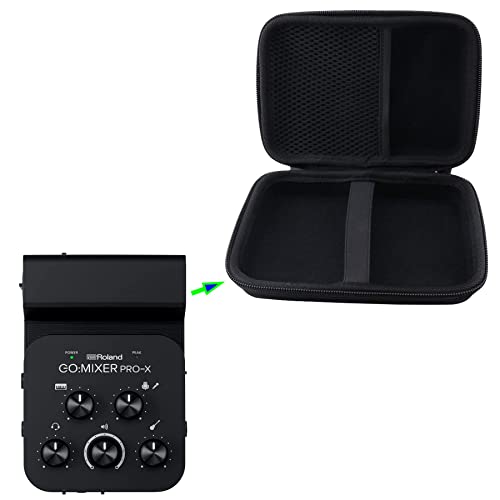 Hard Carrying Case Compatible with Roland GO:MIXER PRO-X Audio Mixer for Smartphones