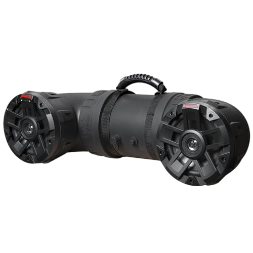 BOSS Audio Systems ATVB6.5R ATV UTV Sound System, Amp and 6.5 Inch Speakers - style: 6.5" Speakers, Black, Rechargeable