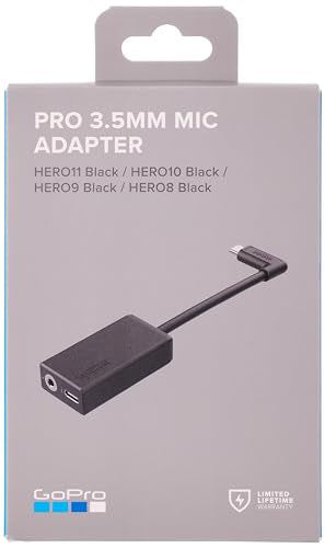 GoPro Pro 3.5mm Mic Adapter for (All Hero Cameras) - Official Accessory (Pack of 6) - size: 2 (Pack of 6)