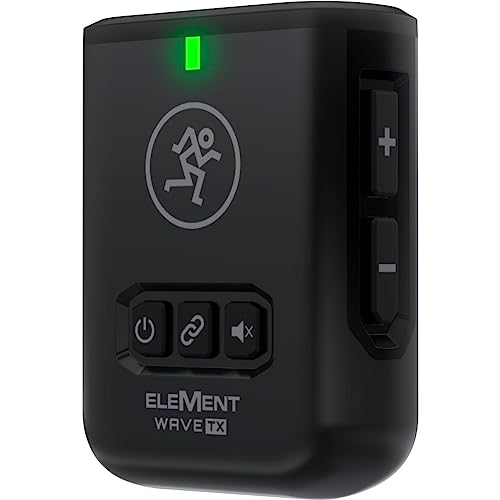 Mackie EM Wave LAV Compact Digital Wireless Lavalier Clip-On Microphone System for Cameras and Smartphones (2.4 GHz)