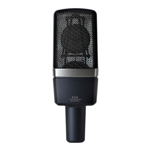 AKG Pro Audio C214 Professional Large-Diaphragm Condenser Microphone, Matched Pair, C214 Pair - style: C214 Pair