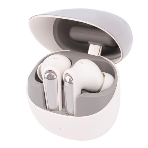 Yoidesu Wireless Gaming Earbuds, Low Latency 2.4GHz Bluetooth 5.4 Dual Mode with ENC Mic and USB C Dongle, for Phone Tablet Laptop PC VR Gaming (White) - color: White