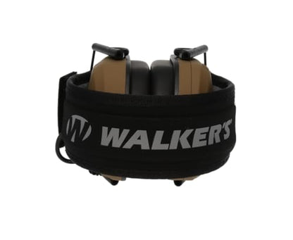 Walker's Razor Slim Electronic Muff - color: Patriot - Battle Brown, size: One Size (4-Pack)