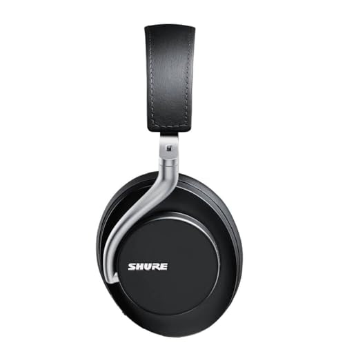 Shure AONIC 50 Wireless Noise Cancelling Headphones, Premium Studio-Quality Sound, Bluetooth 5 Wireless Technology, Comfort Fit Over Ear, 20 Hours Battery Life, Fingertip Controls - Black - color: Black, style: Gen 1