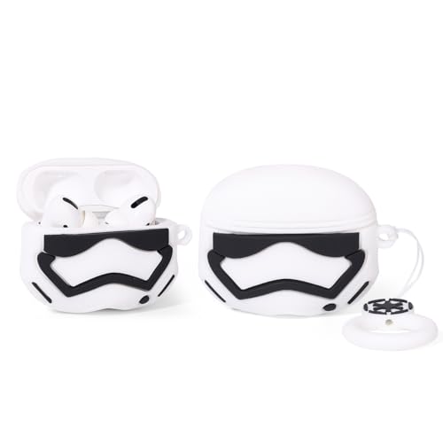 (2Pack+Cleaner Pen) XMBYGY Case for Apple AirPods Pro 2nd/1st Generation Wireless Earbuds with Cleaning Pen Kit, Silicone Cute Charging Case Shockproof Protective Cover for AirPods Pro 1/2 (SDBK+WT) - color: SDBK+WT