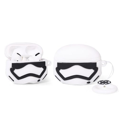 (2Pack+Cleaner Pen) XMBYGY Case for Apple AirPods Pro 2nd/1st Generation Wireless Earbuds with Cleaning Pen Kit, Silicone Cute Charging Case Shockproof Protective Cover for AirPods Pro 1/2 (SDBK+WT) - color: SDBK+WT