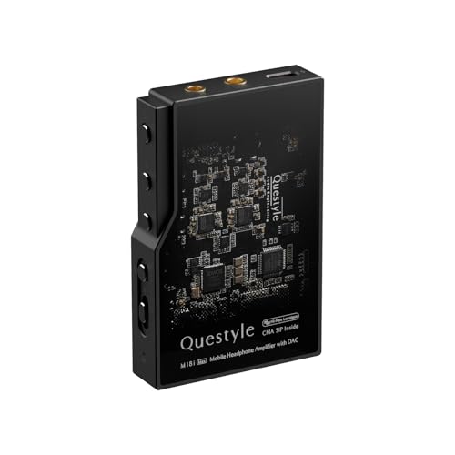 Questyle M18i Max Bluetooth 5.4 Headphone Amplifier Portable USB DAC Amps | 4.4mm Balanced and 3.5mm Dual Outputs Supports PCM 384kHz/DSD256 with LDAC aptX Adaptive Lossless for Smartphones/PC/Laptops