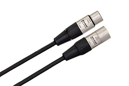 Hosa HXX-010 Pro Balanced Interconnect, REAN XLR3F to XLR3M, 10 Feet
