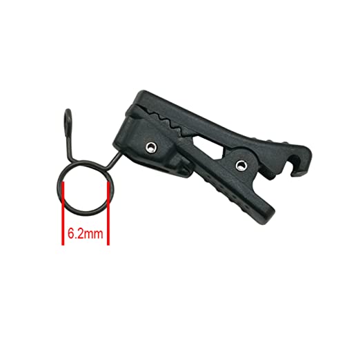 2 Pcs ABS Plastic Lavalier Microphone Tie Clip for S Ony UWP for Sennheiser for S aramonic for Shure for Boya Ring Lavalier Microphone Clip(6.2mm) - size: 6.2mm