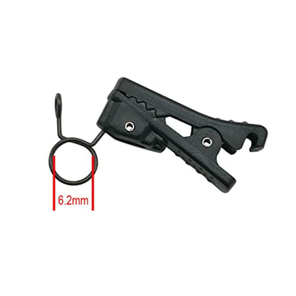 2 Pcs ABS Plastic Lavalier Microphone Tie Clip for S Ony UWP for Sennheiser for S aramonic for Shure for Boya Ring Lavalier Microphone Clip(6.2mm) - size: 6.2mm