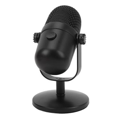 USB Condenser Studio Microphone, RGB Plug Play PC Gaming Mic with Quick Mute Buttons, Noise Cancelling for Streaming Podcast Recording Video Call Zoom Skype