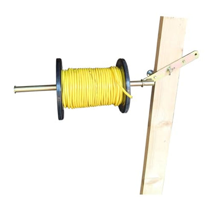 Heavy Duty Stud Mounted Wire Dispenser for Fast Load Dispensing of Wire Reels, Coils, and Cables, 300lb Capacity