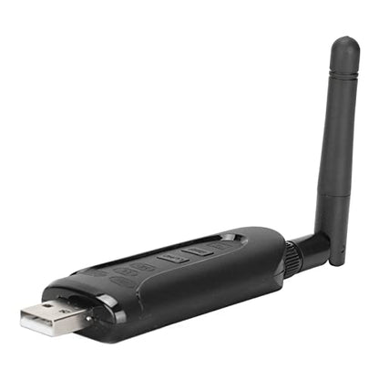 Yunseity LE502 BT 5.3 Transmitter, Low Latency Wireless Sound Transmitter for Dual Speakers or Headphones with aptX Adaptive Support, Compatible for