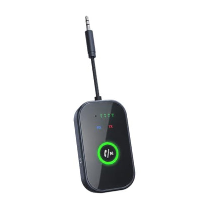 Lihuosheng 2 in 1 Bluetooth 6.0 Transmitter Receiver AUX Wireless Audio Adapter for Car TV Airplane, Hands-Free Calling, HiFi Sound, Long Battery Life