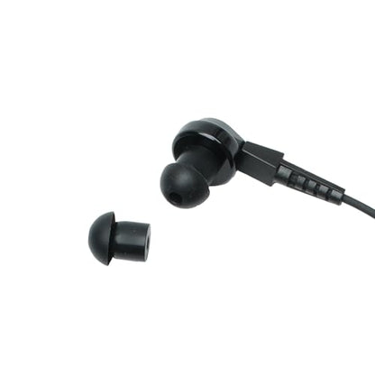 in-Ear Earpiece Compatible with Kenwood TK-3360 Baofeng UV-5RTP | In-ear bud, PTT mic, K1 2-pin; Compatible with TK-3140 TK-3402 BF-888S BF-F8HP UV-5R H-777 RT21 RT7