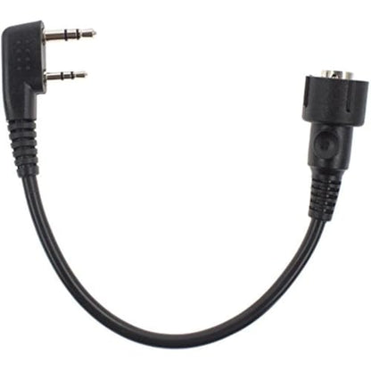 Tactical Throat Mic with Finger PTT Compatible for Baofeng Kenwood Earpiece | Compatible with BaoFeng UV-5RMini UV-5R/5RA/5RA+/5RB/5RC/5RD/5RE/5RE Plus/UV-82/BF-480/490/530/999/888/777/666S/777S/888S