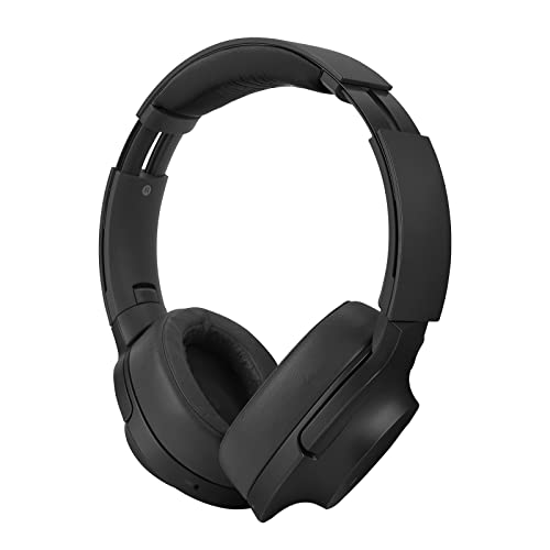 Geekria Protein Leather Headband Pad Compatible with Sony MDR-100ABN Headphones Replacement Band, Headset Head Top Cushion Cover Repair Part (Black) - color: Black
