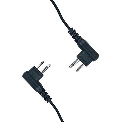 Nipple Earpiece Compatible with Motorola CP200 CP200D | Nipple tube, in-line PTT mic, PU cable, 3.5mm monitor; Compatible with Motorola CLS1110 BPR40 CP185 RMU2040