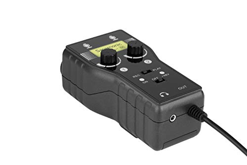 Saramonic 2-Channel Audio Interface w/XLR, 1/4" & 1/8" for Apple iPhone & iPad with Lightning (SmartRig+Di)