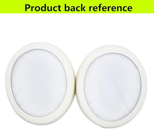Replacement Ear Pads Compatible with Sennheiser HD4.50 White | for Sennheiser HD4.50BT/HD4.50BTNC/HD4.50SE/HD4.40/HD4.30G/HD4.20S/HD458BT/HD450/HD450BT/HD400S/HD350BT headphones - color: Milky White