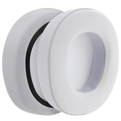 Geekria Sport Cooling-Gel Replacement Ear Pads for SteelSeries Arctis Nova Pro Wired/ Nova1/ 1P/ 1X/ Nova3/ 3P/ 3X/ Nova4/ 4P/ Nova5/ 5P/ 5X/ Nova7/ 7P/ 7X Headphones (White/Grey) - color: White