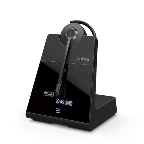 Jabra Engage 75 SE (Second Edition) Wireless Headset, Convertible – Telephone Headset with Industry-Leading Wireless Performance, Advanced Noise-Cancelling Microphone, All Day Battery Life - Black - style: Convertible