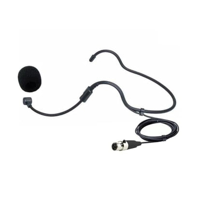 Replacement Headset Headworn Microphone for Shure BLX1 Wireless Bodypack Transmitter 4-pin Mini-Connector, Condenser, Unidirectional, ta4f 4 Pins, Black