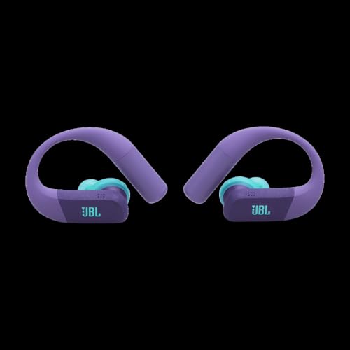 JBL Endurance Peak 4 True Wireless Noise Cancelling Sport Earbuds Bundle with gSport Case (Purple) - color: Purple