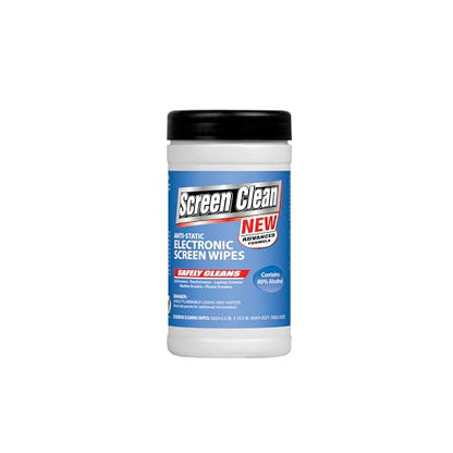 Zenex Screen Clean Anti-Static Electronic Screen Wipes - Single Sided Non-Abrasive Towels | For TV, Phones, Monitors | Quick Dry & Streak-Free | Prevents Static Build-up (3 Pack | 75 Sheets Total) - size: 25 Count (Pack of 3)