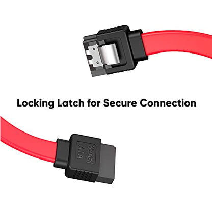 CableCreation SATA III Cable,8-Inch/0.6FT SATA III 6.0Gbps 7pin Data Cable - size: 0.6FT, style: 1Pack Straight+1Pack Angle