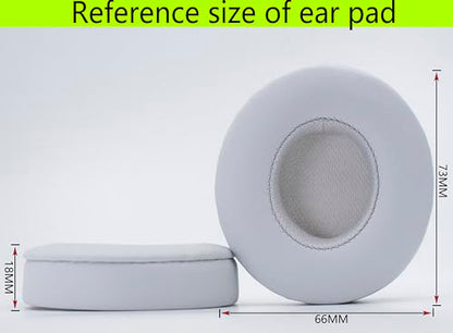 Replacement Ear Pads Compatible with Beats Solo3.0 Wireless Matte Silver - color: Matte Silver